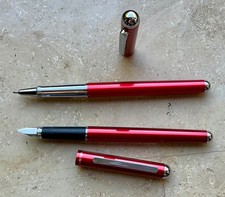SHOPRETOURE!  DIPLOMAT vintage Füller + Faserstift, beides rot