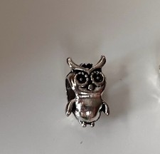 Charm Anhänger für Pandora Armband Farbe Silber  „Eule“  ? Collection