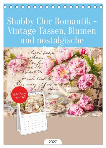 Tischplaner 2027 shabby - 2027, chic