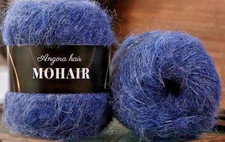 10 Knäule Mohair- Alpaka