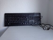 Fujitsu KB410 Keyboard, USB, US/RU / Tastatur US/russisch