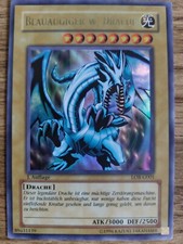 Yu-gi-oh Blauäugiger w. Drache LOB-G001 1st.Edition Orginal Konami