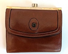 Etienne Aigner Geldbörse Knipsverschluss Braun Vintage