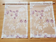 Scheibengardine im 2 er Set