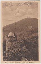 AK Bensheim - Auerbacher Schloß mit Melibocus 1920