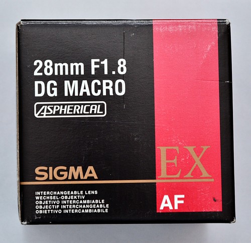 Sigma 28mm ex dg - sigma, f1.8