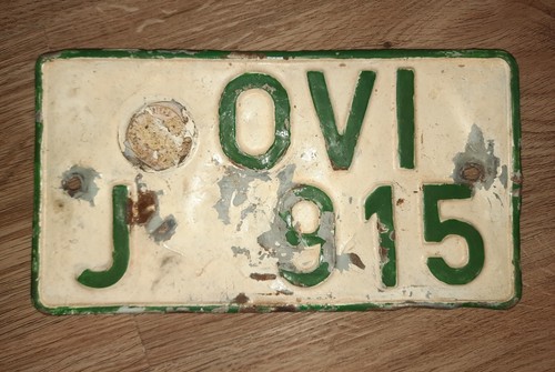 Nummernschild ausläufer ovi - ausläufer,