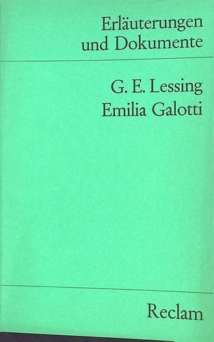 Emilia galotti - emilia,