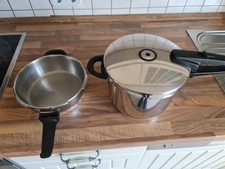 FISSLER VITAVIT ROYAL SCHNELLKOCHTOPF 6 L+2,5 L EDELSTAHL POLIERT Ø 22 CM 