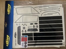 Carson 1:10 Dekorbogen 69199, Shelby Ford Mustang, Neu OVP