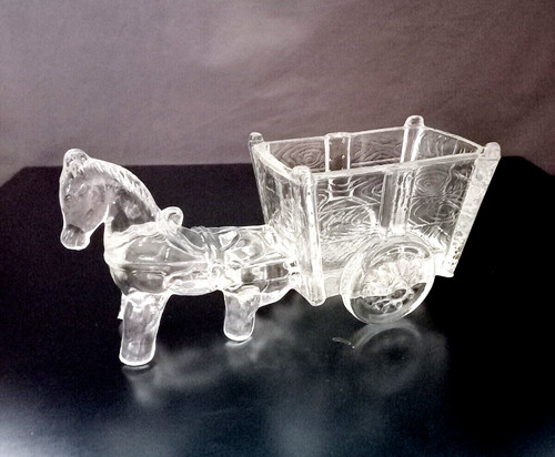 Vintage jeanette glass pferd - glass,