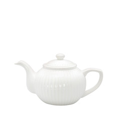 Greengate Teekanne Alice Weiß