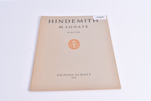 Notenbuch hindemith iii - hindemith,