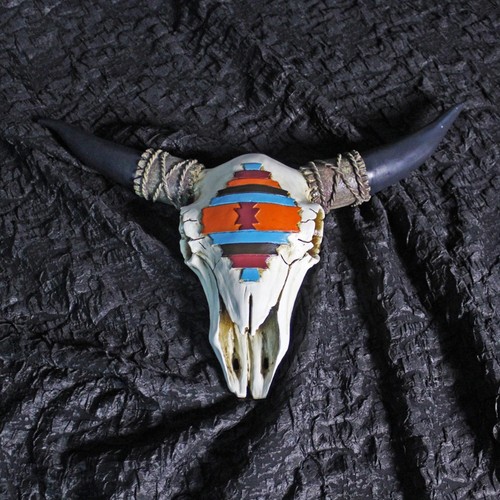 Longhorn wandskulptur - longhorn,
