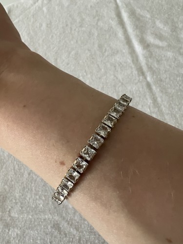 Goldfarbenes tennisarmband mit - tennisarmband,