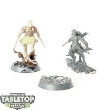 Der Hobbit Figuren - Gut - Legolas Greenleaf & Tauriel - teilweise bemalt