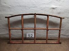 Originales Dänisches Rundbogen Gussfenster mit Kippelement H.:45 cm B.:81 cm