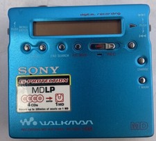 Sony MZ-R900 Walkman MD Mini Disc Blau/Blue Zubehör