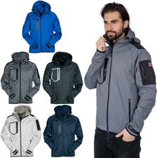 Herren Softshelljacke Outdoor Jacke Wasserdicht Funktionsjacke Regenjacke S-5XL