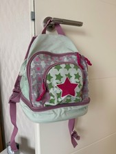 Lässig Fashion - Kinder Rucksack mit separatem Schuhfach - Stern /Blumen