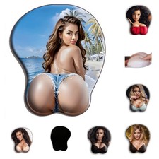 Sexy 3D Mauspad – lustiges Weihnachtsgeschenk mit ergonomischer Handauflage