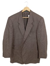 Westbury Herren Sakko Gr. 54/XXL Braun Klassisch Schurwolle
