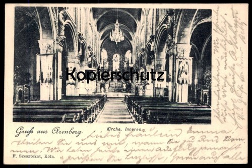 Alte postkarte gruss - alte, aus