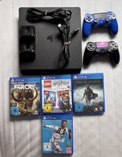 Sony PlayStation 4 Slim 500GB Spielekonsole - Jet Black