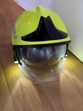Original MSA Gallet F1 XF Feuerwehr Helm mit LED-Lampe Größe L von 2022 TOP