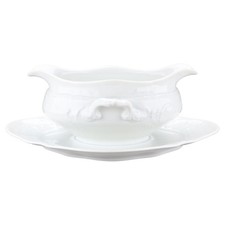 Sauciere mit teller einteilig - sauciere,