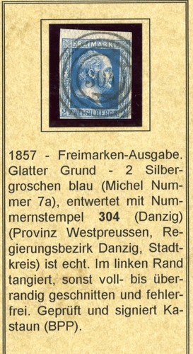 Preussen michel 7a - michel-nr.,