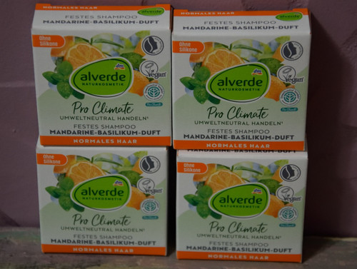 Festes shampoo alverde - 4x,