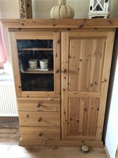 vitrine kiefer massiv