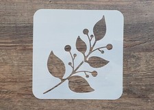 Schablone Zweig mit Blättern