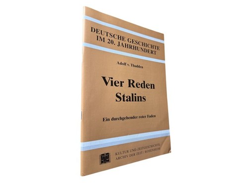Vier reden stalins - stalins,