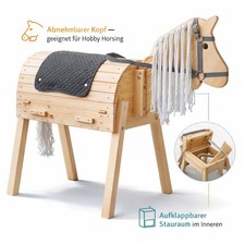 Holzpferd voltigierpferd - holzpferd,