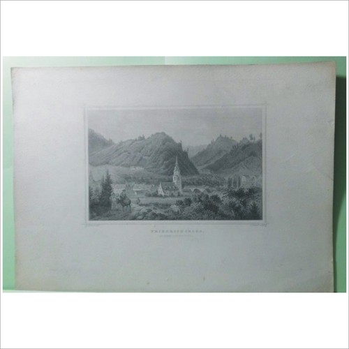 Alter stahlstich 1834 1864 - alter,