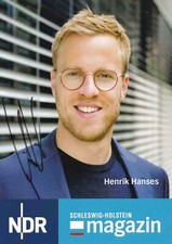 NDR *SH-Magazin* Autogrammkarte von HENRIK HANSES