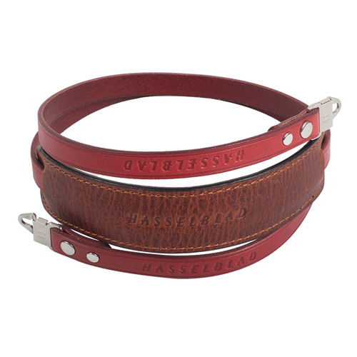 Leather neck strap - neck, with