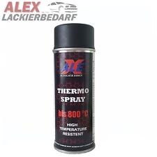 1 x 400ml ALE Thermo Auspufflack 800 ° C Ofenlack Thermolack SCHWARZ MATT Spray