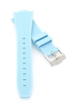 Kautschuk Uhrenarmband Modell PRX-71 sky-blue 12/27 mm, komp. Tissot PRX