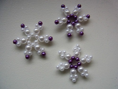 Perlensterne schneeflocke - perlensterne, *