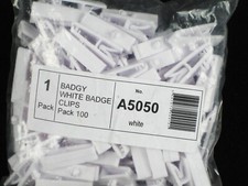 Durable badgy plastic clips - badgy,