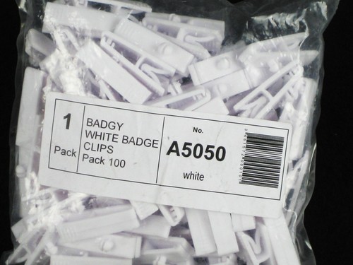 Durable badgy plastic clips - badgy,