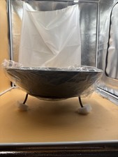 Köhko Feuerschale Marbela ca. 50x50x24 cm aus Stahl mit 3 Füßen Grillabend