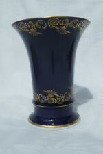 Bavaria Schumann Arzberg Echt Kobalt Inglaslur Vase