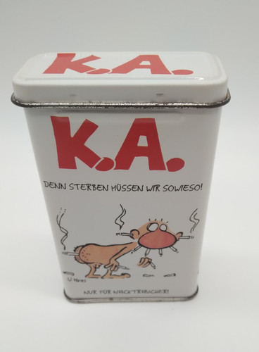 Blech zigarettendose kleines - zigarettendose,