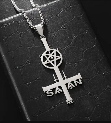 Satan inverted cross 666 - satan,