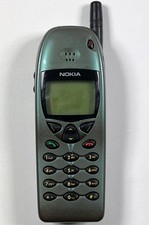 Nokia 6110 - Grün Mobilphone Handy Tasten vintage KULT nicht getestet, f.Bastler