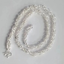 Kette Silber versilbert Figaro Unisex massiv Halskette Herren Damen NEU